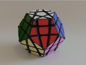 fisher megaminx puzzles fisher-cubo rubiks cube curvas de puzzle 3d print model - Mito3D