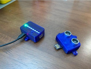 parking pal ultrasonic distance meter automotive arduino garage ultrasound 3d print model - Mito3D