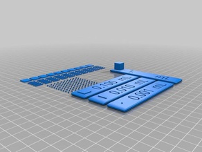 base decimale 10 blocchi 3d stampa 3d print model - Mito3D