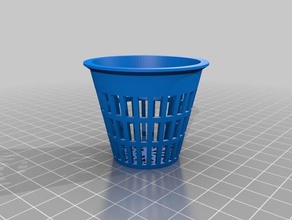 2 inch parametric net pot cup hydroponics aeroponics fogponics outdoor garden customized 3d print model - Mito3D