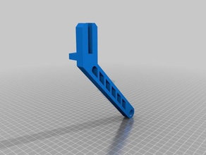 acrylique prusa i3 filament stand côté gauche 3d de l'imprimante pièces support bobine geeetech i3b acryli 3d print model - Mito3D
