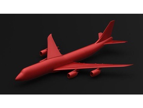 boeing 747-8i araç uçak serin model 3d print model - Mito3D