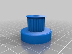 18 tooth gt2 pulley 30mm base 3d printer parts customized 3d print model - Mito3D