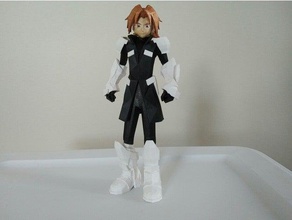 spectrobes rallen video games character figure human scifi game wii 3d print model - Mito3D