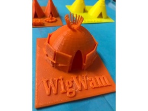 yerli Amerikan ev wigwam 3d baskı adobe eğitim 3d print model - Mito3D