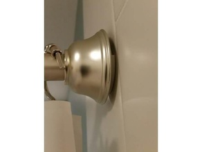 duş perdesi çubuk bağlama desteği banyo tutucu 3d print model - Mito3D