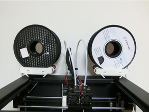 qidi upper spool holder mk2 type2 3d printer accessories flashforge replicator 3d print model - Mito3D