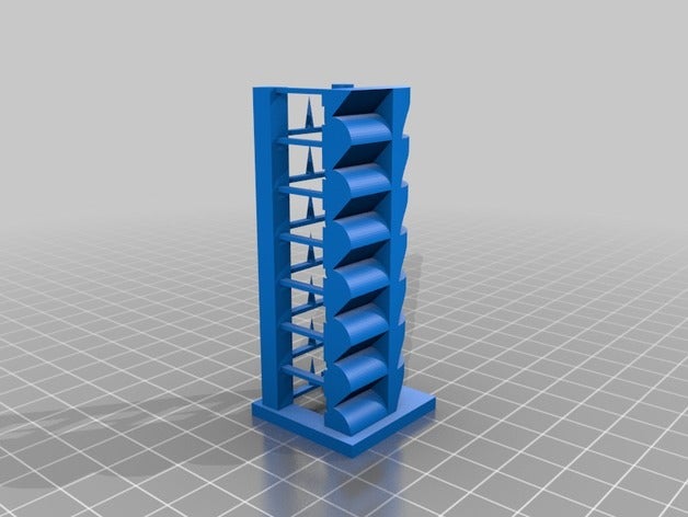 my abs temperature tower 200-230oc 3d printing tests customized 3D print model - Mito3D