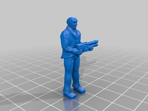 hired goon people 1 48 legion walking dead zombicide 3d print model - Mito3D
