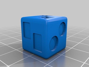 bonus rice dice die 3d printing d6 3d print model - Mito3D