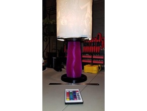 große lithophane Lampe Dekor 3d print model - Mito3D