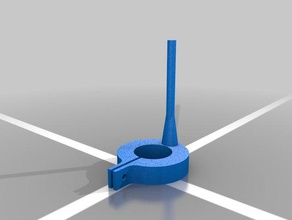 toilet handle support bathroom 3d print model - Mito3D