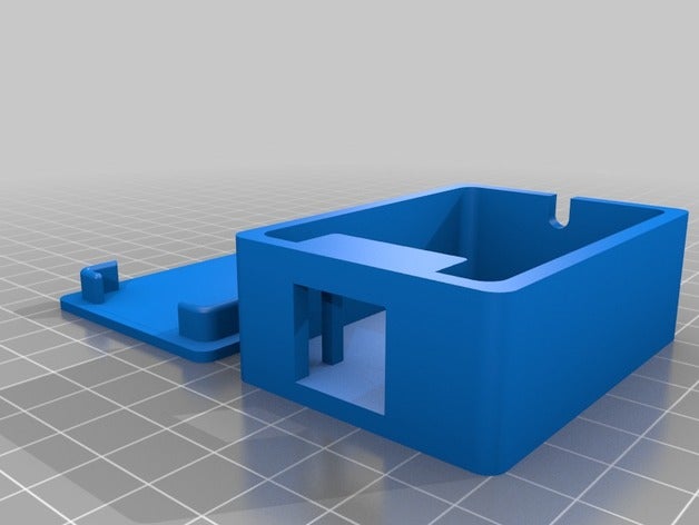 keystone jack boîte de l'électronique rj45 breakout 3D print model - Mito3D