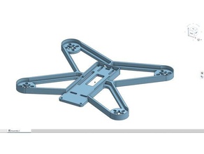 racing drone quadro-quadcopter rc veículos 3d print model - Mito3D