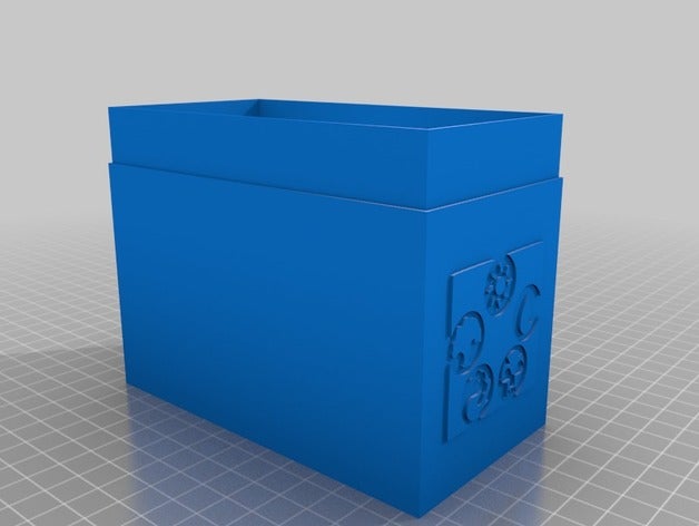 large card box games customized 3D print model - Mito3D