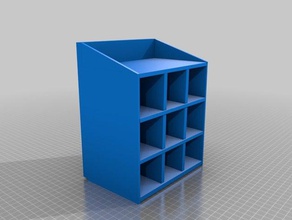 parts holder drawer containers 3d print model - Mito3D