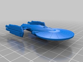 ark sınıfı star trek tmp gemi royal araç starship 3d print model - Mito3D