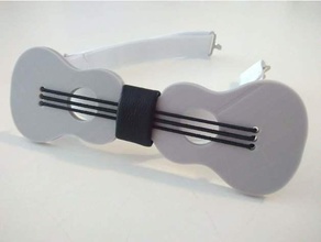 papillon chitarra os acessórios gravata borboleta guitarra 3d print model - Mito3D