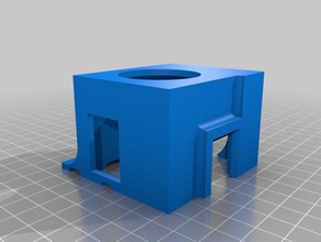 creality ender3 hotend de la cubierta 3d impresora partes abs ender 3 tapa del ventilador 3d print model - Mito3D