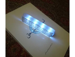booklight el araçlar pil kitaplar led ışık meşale mount 3d print model - Mito3D