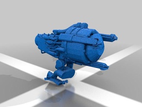 hino colosso javlin arma anexos de vídeo jogos 3d print model - Mito3D