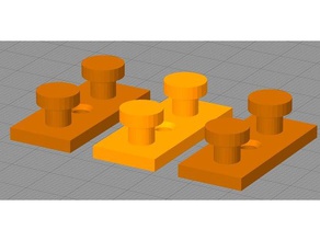 removable holder grid decor 3d print model - Mito3D