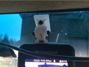 transcend drivepro200 windshield mount camera 3d print model - Mito3D