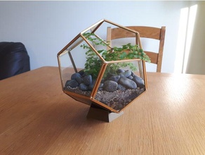 terrarium stand dodecahedron household 3d print model - Mito3D