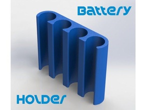battery holder aaa size gadgets calculator case 3d print model - Mito3D