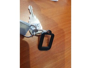 keyring fastening straps keychains 3d print model - Mito3D