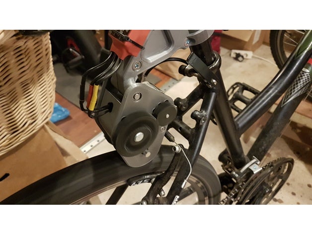 ebike friction drive unit sport im freien 3D print model - Mito3D