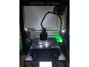 anycubic mega i3 interruptor luces 3d de la impresora accesorios mega-s 3d print model - Mito3D