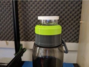 Thermoskanne waterbottle snap-on-Deckel Haushalt Wasser Flasche 3d print model - Mito3D