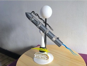 terre lune, jules verne araçlar 3d print model - Mito3D