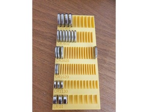 button battery plate containers holder 3d print model - Mito3D