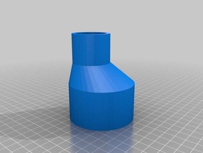 bandsawoffset pipe reducer-js parts customized 3d print model - Mito3D