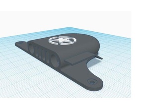 ender 3 jeep willys estilo de la tapa del ventilador 3d impresora accesorios 3d print model - Mito3D