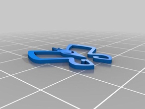 monarque pendentif bracelets 3d print model - Mito3D