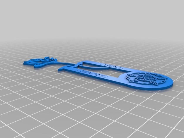 house tyrell bookmark 3d printing 3D print model - Mito3D
