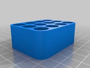 soporte de la batería aa aaa organización 3d print model - Mito3D