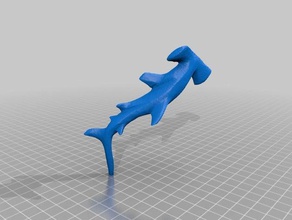 livbits hammerhead shark biology 3d print model - Mito3D