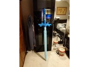 sword art online alicization eugeo blue rose assembly oversize scale version 3d printing cl-260 cl260 sao 3d print model - Mito3D