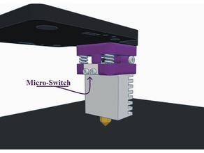 letto livellamento interruttore ugello 3d la stampante parti chimera ciclope hotend microinterruttore tevo tarantola asse z 3d print model - Mito3D
