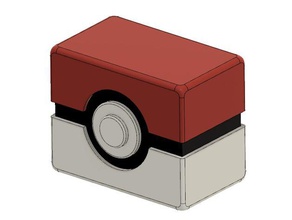 pok&eacuteball caja de regalo juguete juego accesorios geschenk pokeball pokemon stow estiba polizón verpackung verstauen 3d print model - Mito3D