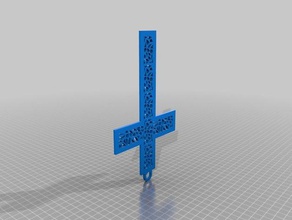 Kreuz-ornament Dekor christian glauben Gott hängen home decor jesus religion 3d print model - Mito3D