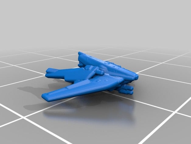 hawk vehículos star citizen 3D print model - Mito3D