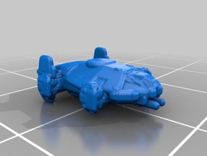 cágado veículos star citizen 3d print model - Mito3D