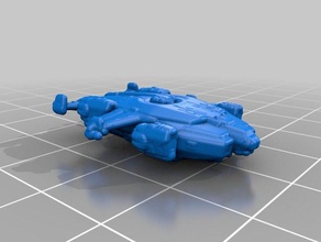 valkyrie araç yıldız vatandaş 3d print model - Mito3D