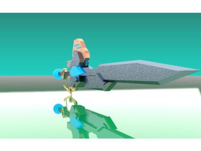 cytosaber les jouets jeux 313 l'anime la coutume figure iyamu pribi un trousseau de clés kzg rhino rhino3d silencieux scribe spécial l'épée 3d print model - Mito3D
