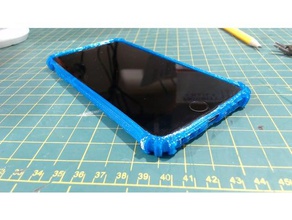 iphone 7+ flex mobile case cell phone cover flexible 7 plus tpu 3d print model - Mito3D